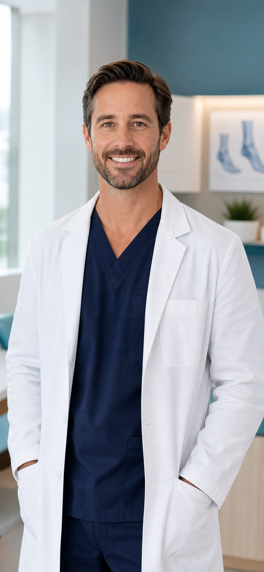Professional portrait of Dr. Adrian Vale