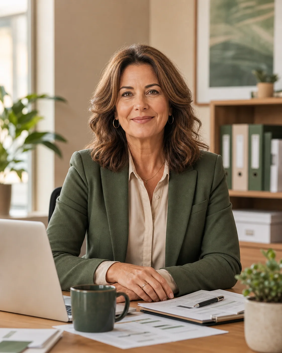 Cedar Ridge Billing Solutions billing professional in a warm office